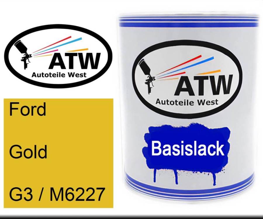 Ford, Gold, G3 / M6227: 1L Lackdose, von ATW Autoteile West.